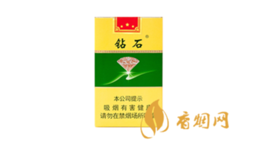 鉆石軟綠香煙價格查詢香煙圖片及價格一覽