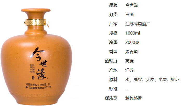 今世缘封坛珍藏1L58度价格 今世缘封坛酒1升怎么样