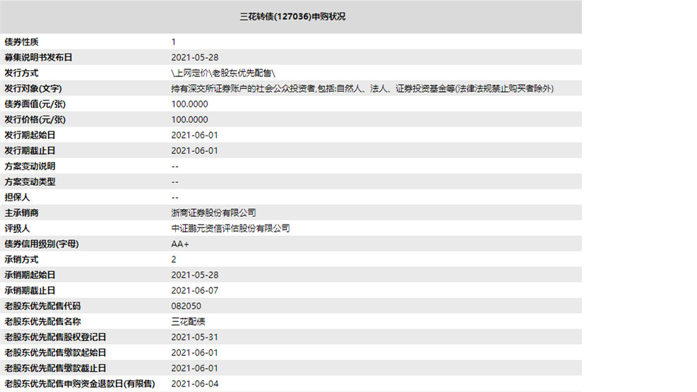 三花转债价值分析 三花转债中签率多少