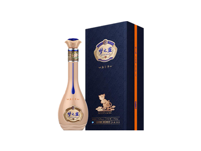 洋河梦之蓝鼠年生肖酒（庚子年）限量版52度750ml