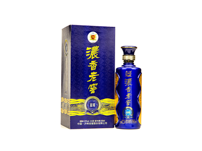 瀘州老窖濃香老窖藍(lán)耀52度濃香型白酒500ml