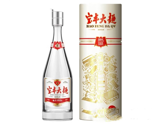 宝丰大曲时间经典清香型酒50度价格