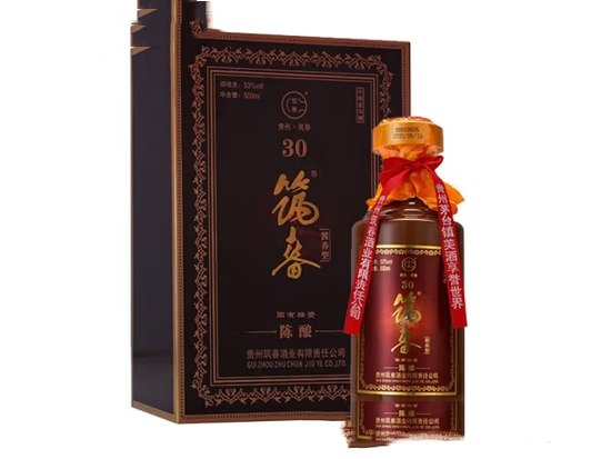 筑春酱酒陈酿30贵州茅台镇酱香型53度价格