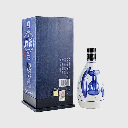 青花汾酒20年500ml 汾酒杏花村酒青花20年二十年汾酒53度500mL 清香型白酒-武汉美沃