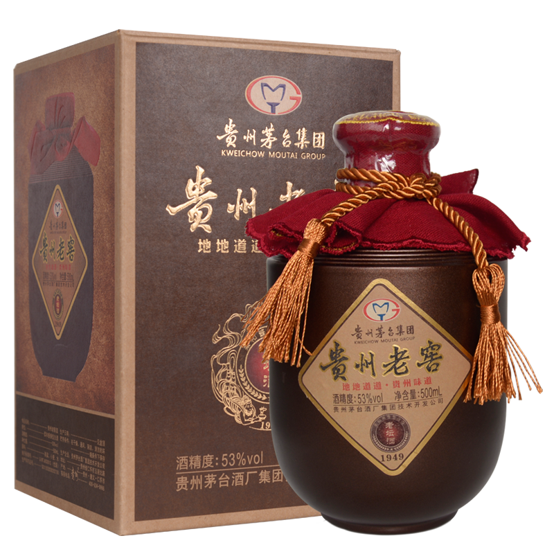 贵州老窖53度老坛酒1949柔和酱香型500ml一坛