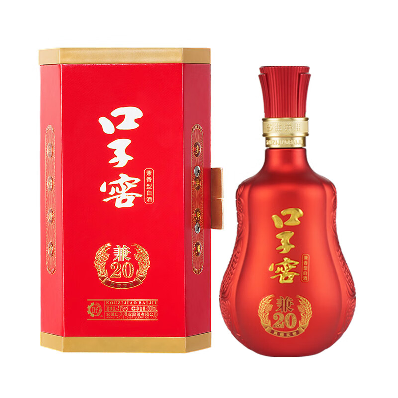 口子窖兼20 41度兼香型白酒500ml