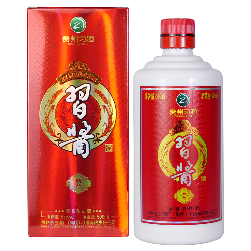 贵州习酒习酱精品53度酱香型500ml单瓶