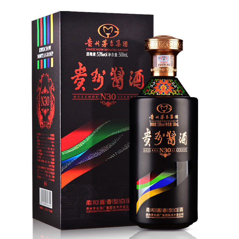 贵州茅台贵州酱酒N30 53度酱香型白酒500ml