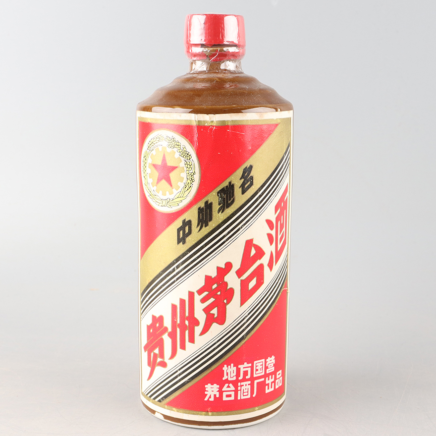 贵州茅台集团1986年五星黑酱口感酱香型53度白酒540ml单瓶装