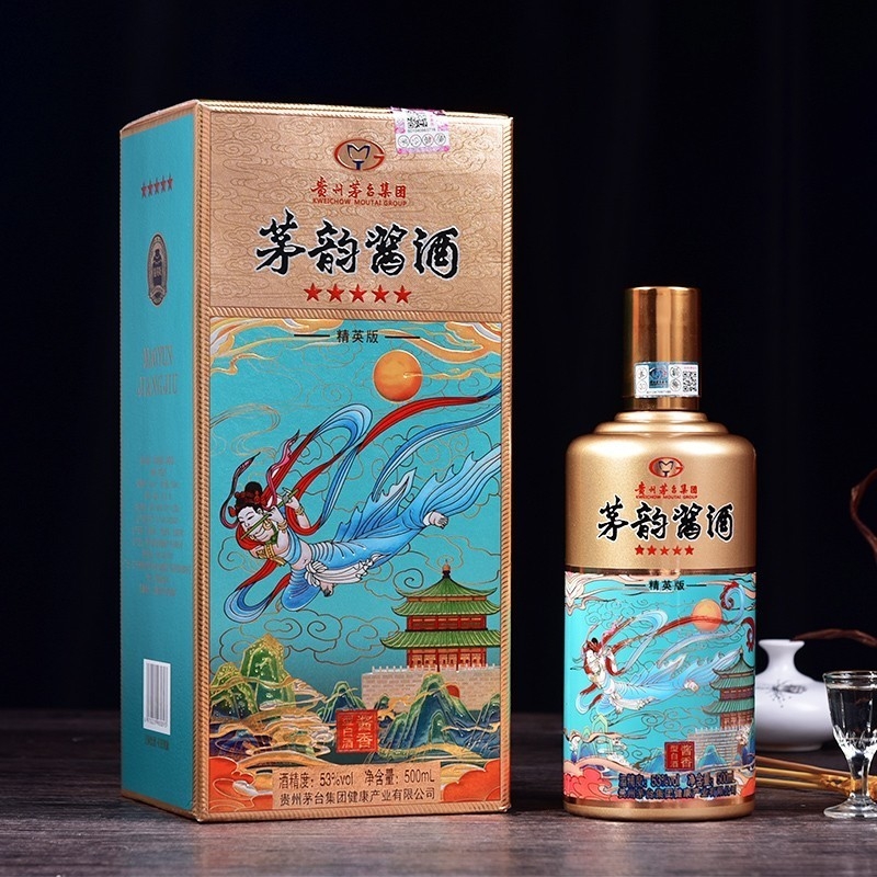 贵州茅台茅韵酱酒精英版53度酱香型白酒500ml