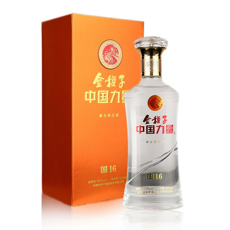 金种子中国力量国16 40度浓香型白酒500ml