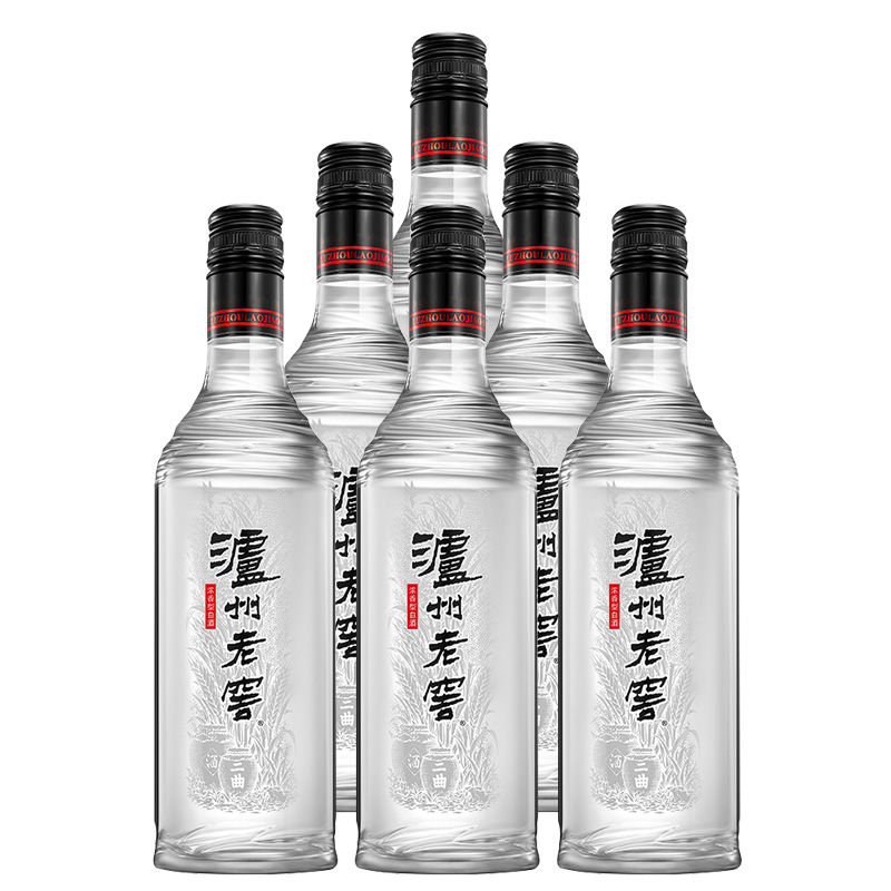 瀘州老窖黑蓋光瓶42度濃香型白酒500ml