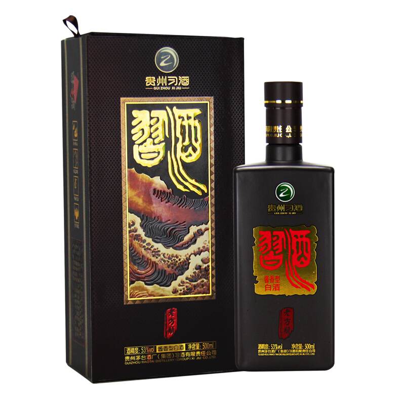 贵州习酒老方瓶53度酱香型500ml单瓶