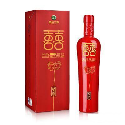 贵州习酒53度双喜酒酱香型500ml单瓶