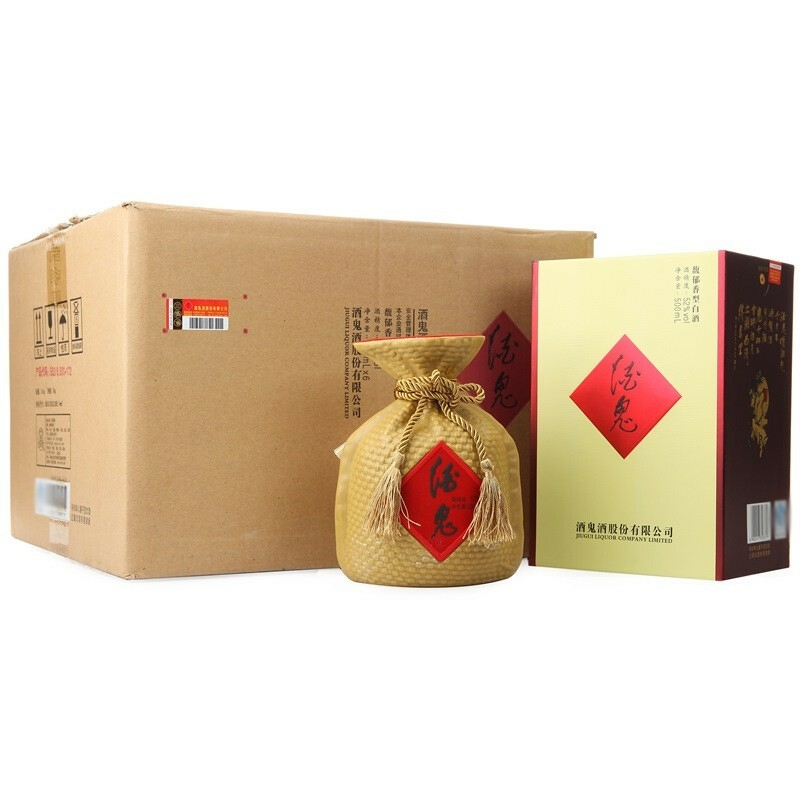 酒鬼酒無(wú)上妙品黃壇52度馥郁香型白酒500ml