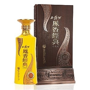 陜西西鳳酒鳳香經(jīng)典80年珍藏版口感鳳香型60度白酒500ml單瓶裝