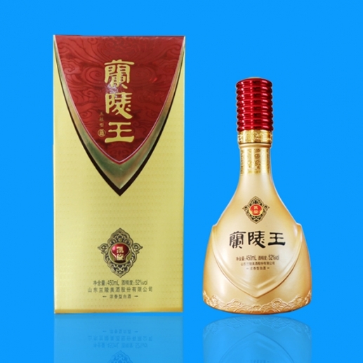 蘭陵酒蘭陵王凱旋52度濃香型450ml瓶裝