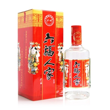 2007年金六福六福人家红标50度白酒475ml*6