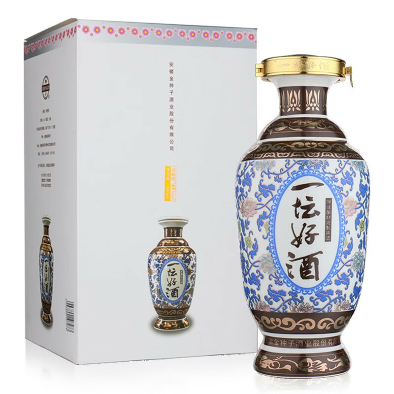 金种子一坛好酒65度浓香型白酒1500ml