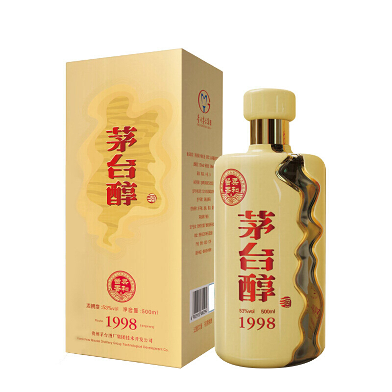 贵州茅台53度茅台醇1998酱香型500ml单瓶装