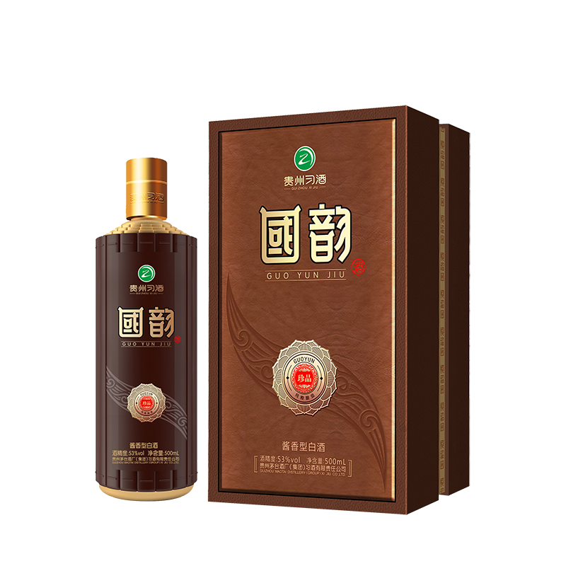 貴州習酒國韻珍品53度醬香型500ml單瓶裝