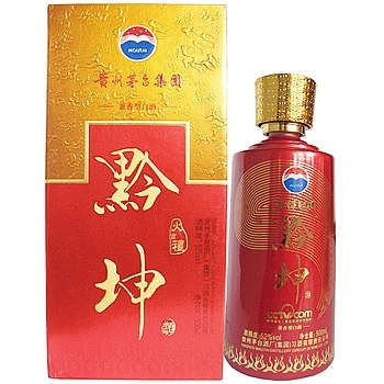 貴州茅臺(tái)集團(tuán)黔坤酒-火口感濃香型52度白酒500ml單瓶裝