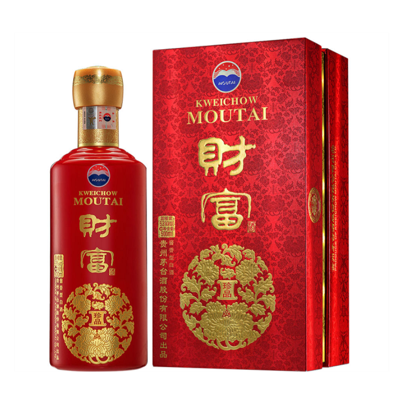 貴州茅臺(tái)財(cái)富酒珍品53度醬香型白酒500ml單瓶