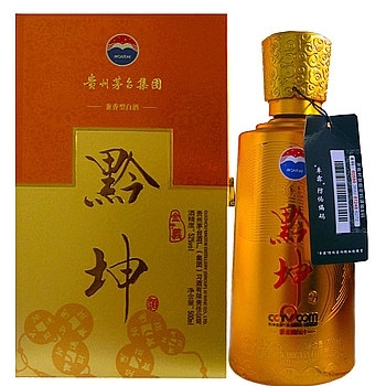 貴州茅臺(tái)集團(tuán)黔坤酒-金口感濃香型52度白酒500ml單瓶裝