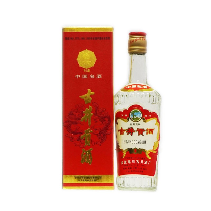 2000年古井貢 長(zhǎng)蓋55度500ml 單瓶裝