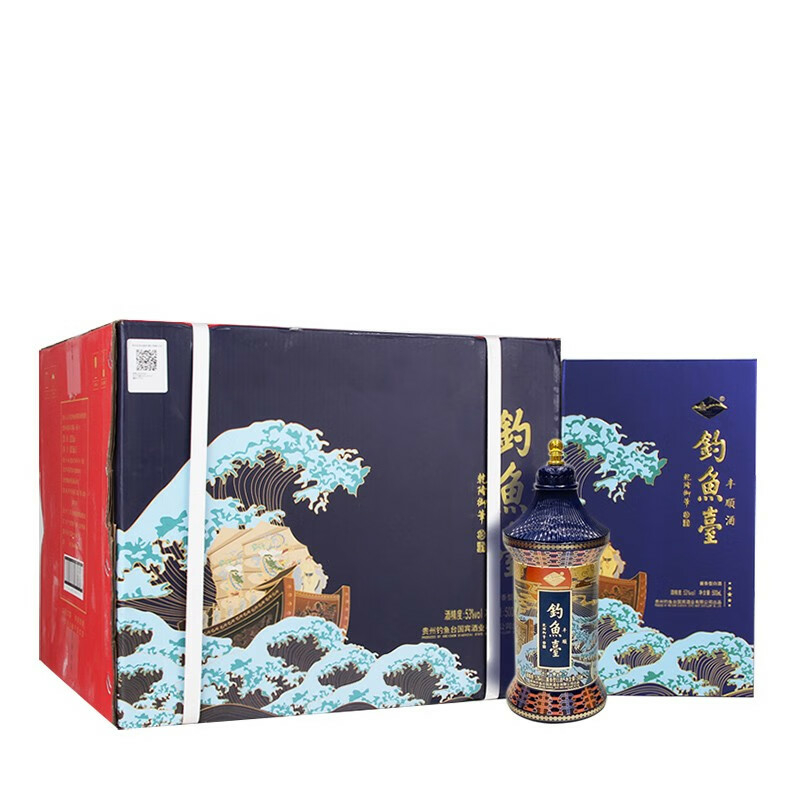 钓鱼台丰顺酒 53度 贵州茅台镇 酱香型白酒 500mL