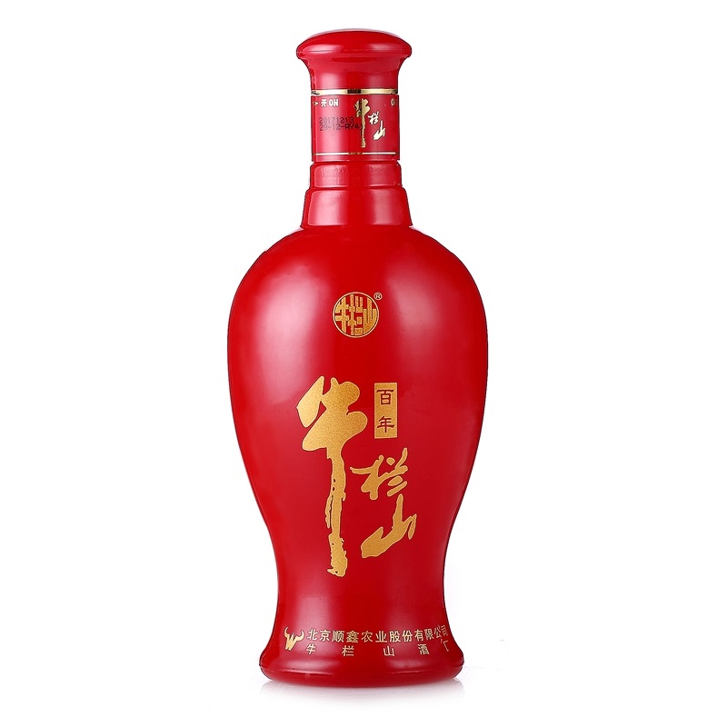 牛栏山酒业百年红8 38度浓香型白酒500ml