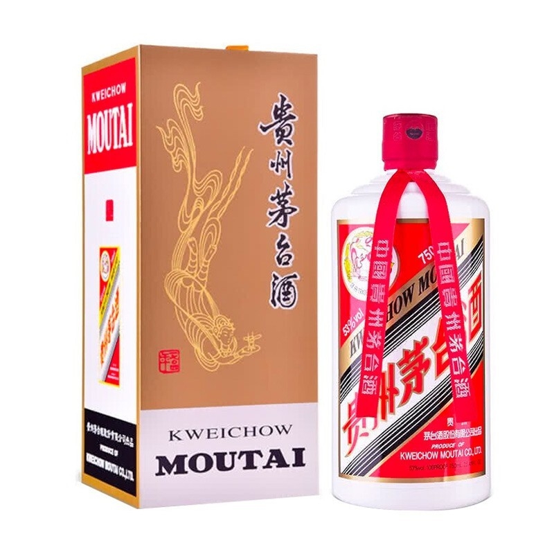 贵州茅台飞天茅台53度酱香型白酒白酒750ml