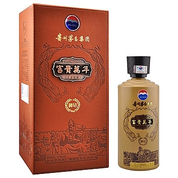 貴州茅臺(tái)集團(tuán)富貴萬(wàn)年御鉆口感濃香型52度白酒500ml單瓶裝