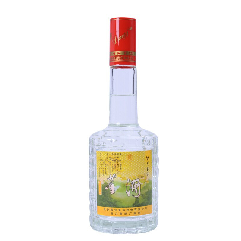 2001年董酒 黔龙出山45度白酒500ml