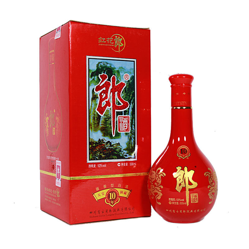 四川郎酒集團2009年郎酒五年陳釀口感醬香型53度白酒500ml單瓶裝