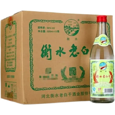 河北省2011年衡水老白干酒口感干香型55度白酒500ml单瓶装