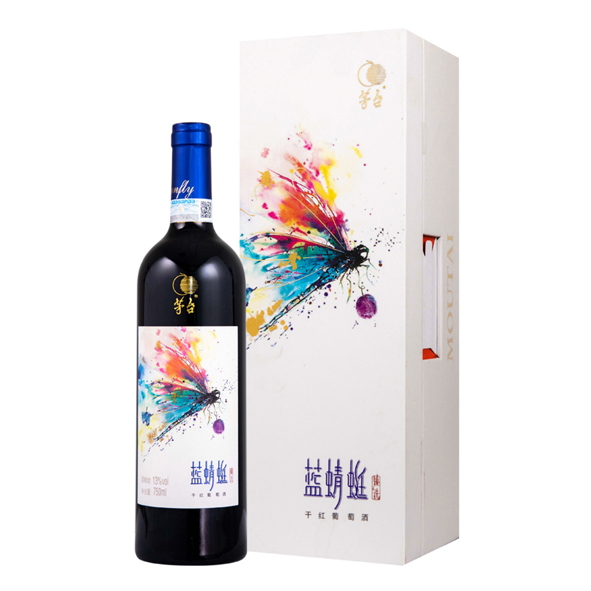 貴州茅臺(tái)集團(tuán)藍(lán)蜻蜓臻選干紅葡萄酒750ml單支裝