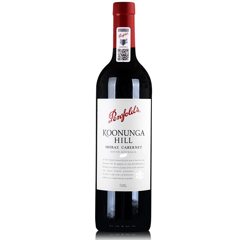 奔富（Penfolds）蔻兰山设拉子赤霞珠干红葡萄酒单支750ml