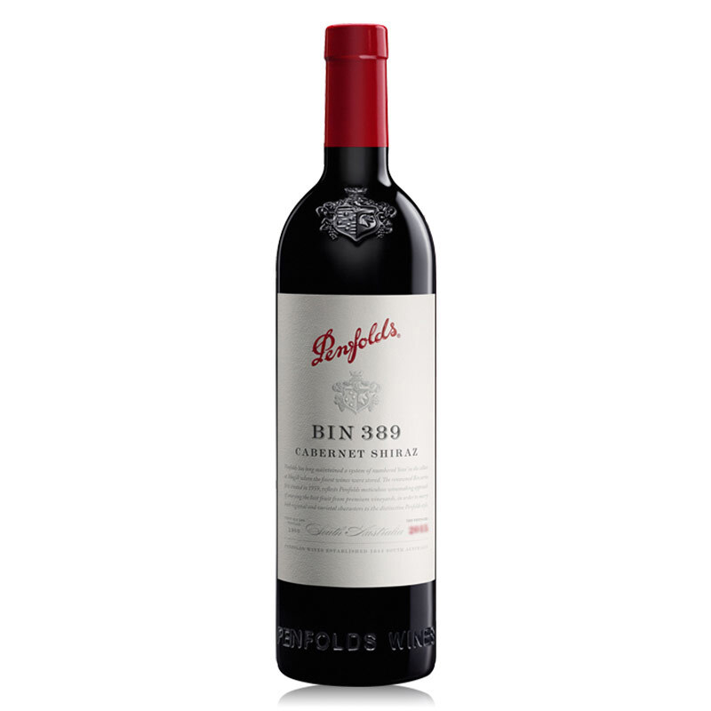 奔富（Penfolds）BIN389 赤霞珠設拉子干紅葡萄酒單支750ml