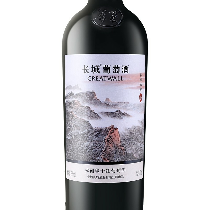 长城画廊伍号赤霞珠13度干红葡萄酒750ml