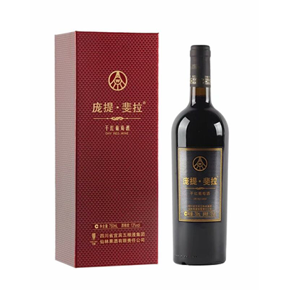 五糧液紅酒龐提·斐拉干紅葡萄酒(禮盒）750ml單支裝