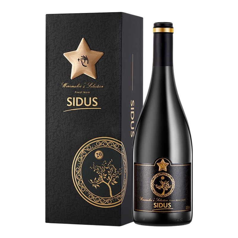 星得斯（SIDUS WINE）树藤（20）黑皮诺干红葡萄酒750ml单支装