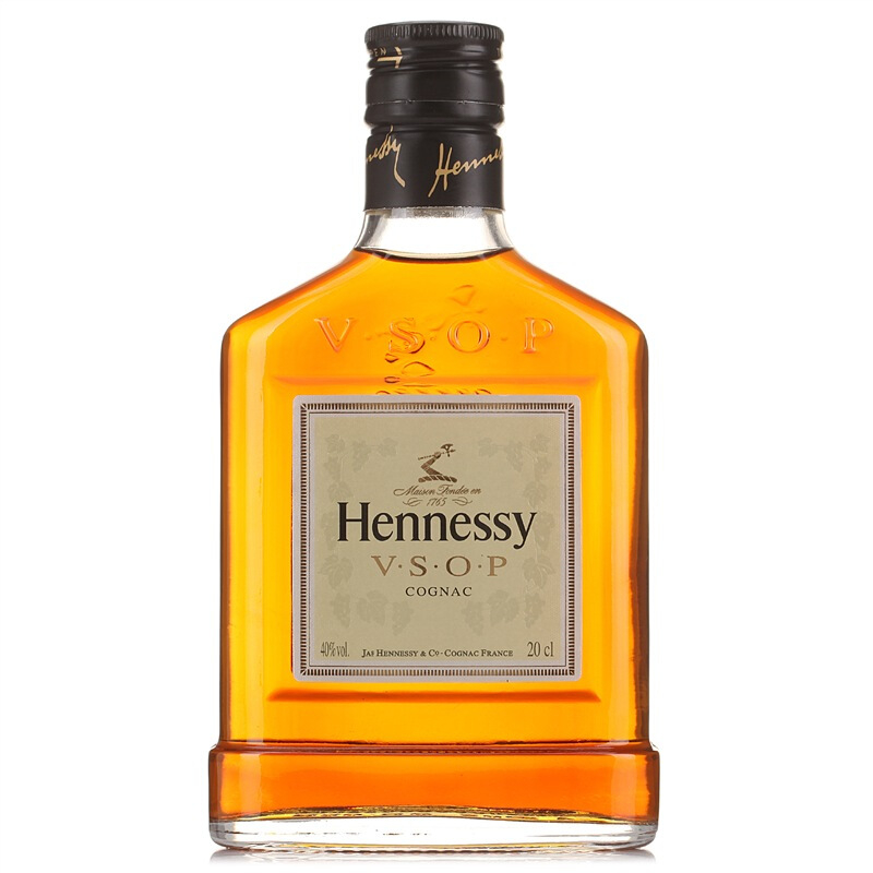 轩尼诗（Hennessy）洋酒40°度VSOP干邑白兰地200ml单瓶装