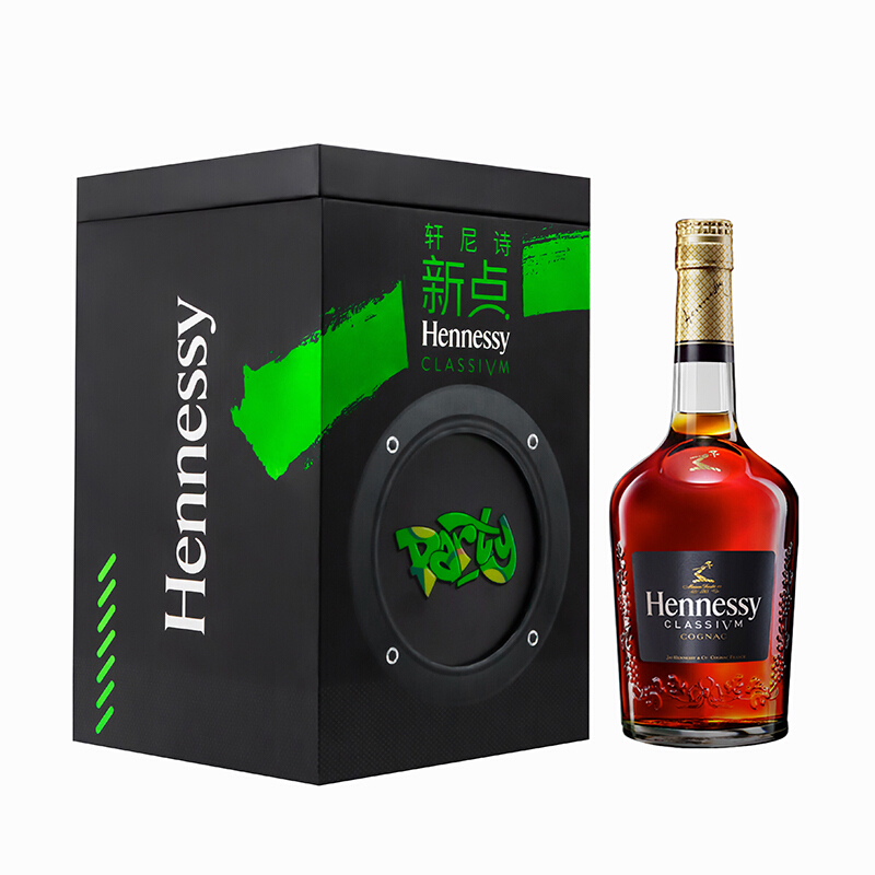 轩尼诗（Hennessy）洋酒40°度新点干邑白兰地派对音响特别版700ml礼盒