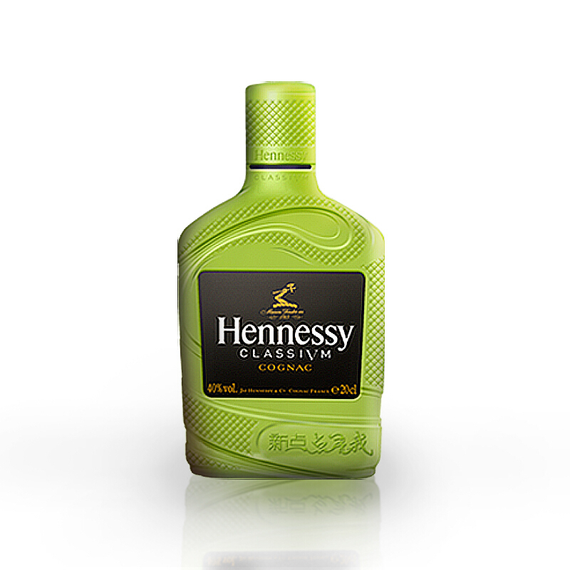 轩尼诗（Hennessy）洋酒40°度新点干邑白兰地200ml绿色瓶装