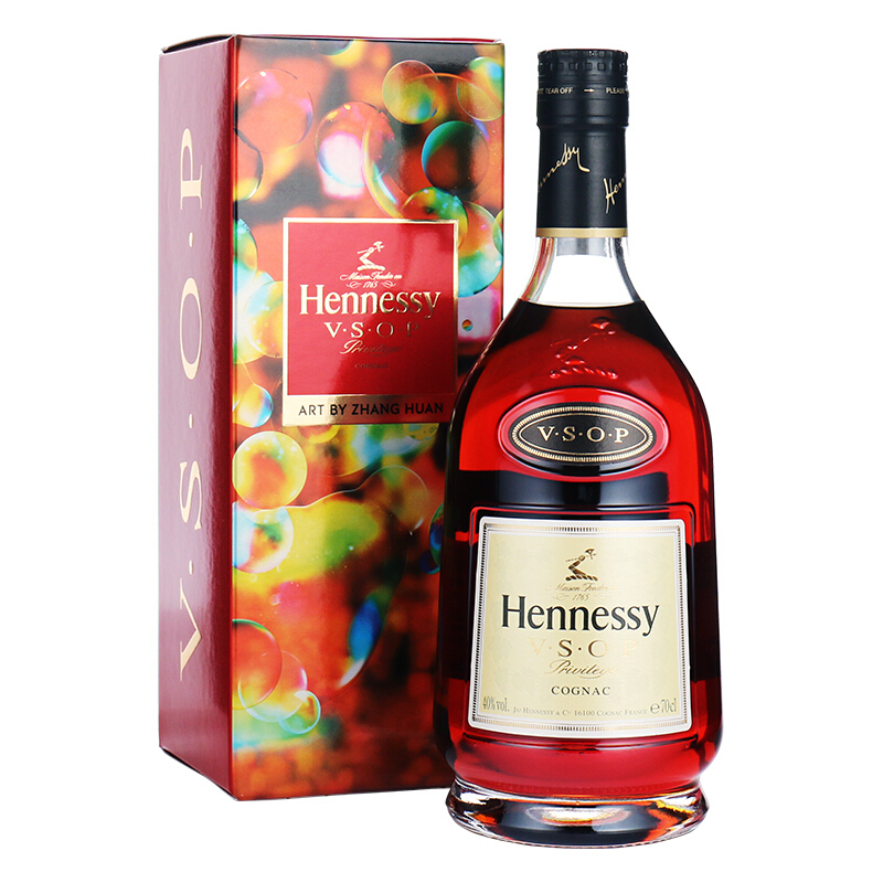 轩尼诗（Hennessy）洋酒40°度2020鼠年特别款VSOP干邑白兰地700ml礼盒特别版