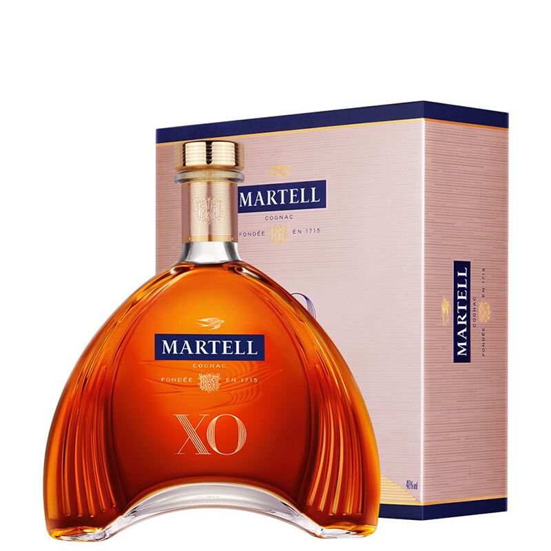 馬爹利（Martell）洋酒XO2019版干邑白蘭地700ml單瓶裝