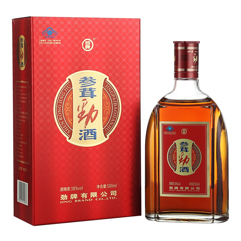 劲牌劲酒参茸劲酒38度500ml单瓶装