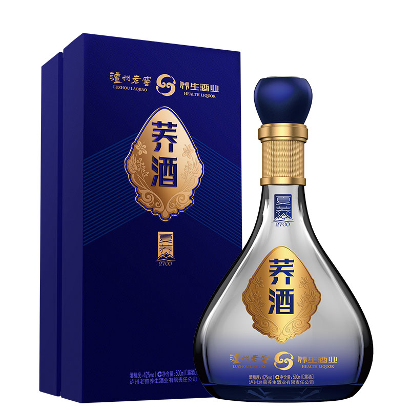 瀘州老窖蕎酒42度夏蕎2700低度養(yǎng)生露酒500ml單瓶裝