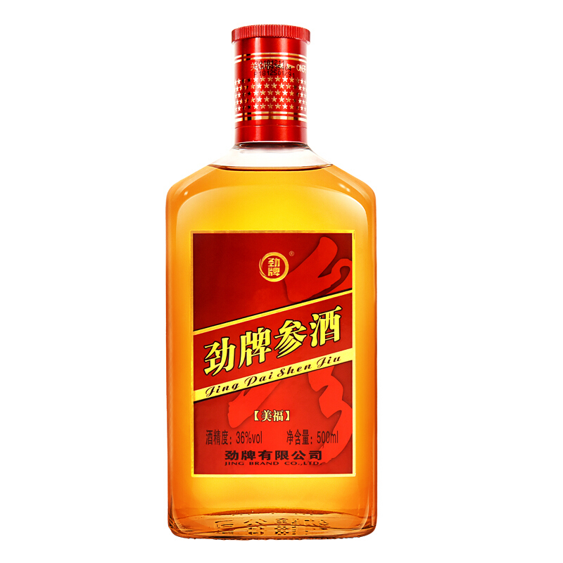 劲牌劲酒参酒（美福）36度500ml单瓶装